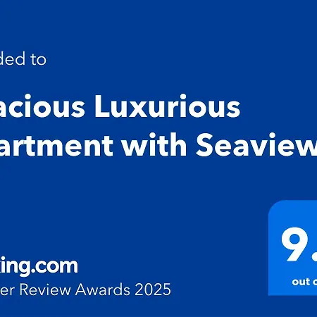 Apartment Spacious Luxurious With Seaview *