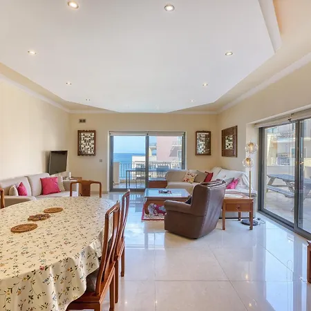 Apartman Seaview Family Apartment With Pool Near Mellieha Bay *